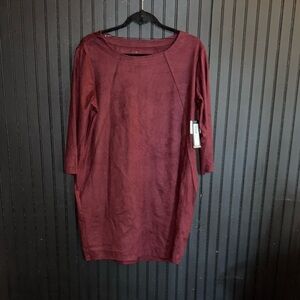 Worthington Faux Suede Dress